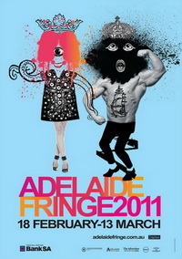 Кралят и Кралицата на Камен Горанов откриват фестивала на изкуствата Едълайд фриндж 2011 в Аделаида