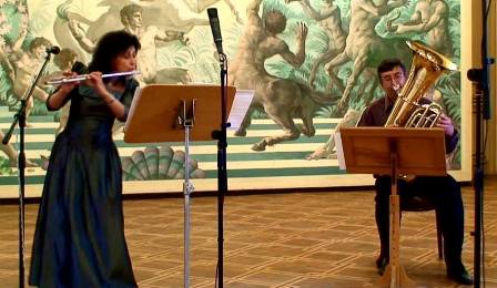 Концерт на дуо Росица Бояджиева (флейта) - Николай Темнисков (туба) 