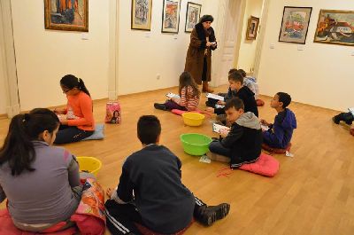 Рисуване за децата в Националната художествена галерия