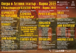 Шесто издание на "Oпера в Летния театър" – Варна 2015