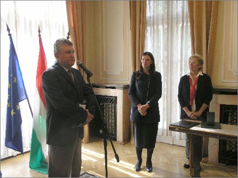 Марин Георгиев, носител на Ордена на Президента на Унгария 