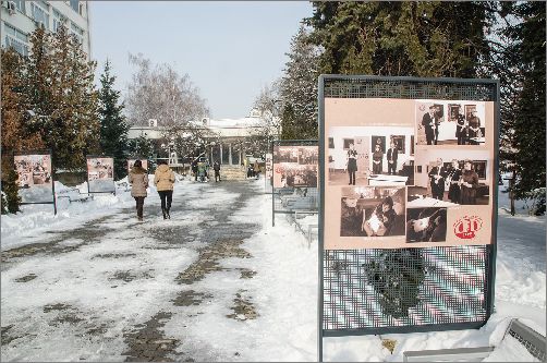 НБУ – инициатор и домакин на фотоизложба, представяща запомнящи се моменти от проекта "Димитър Добрович (1816-1905)"