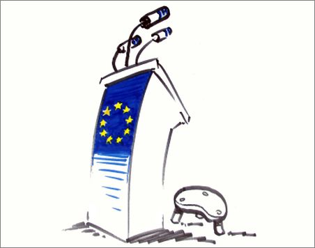 Изложба с карикатури на тема „€председателство” 
