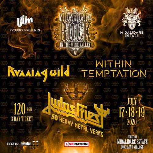 Running Wild и Within Temptation - на фестивала "Midalidare Rock"