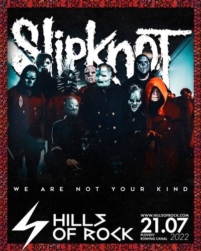 Slipknot потвърдиха участието си в Hills of Rock през 2022 г.