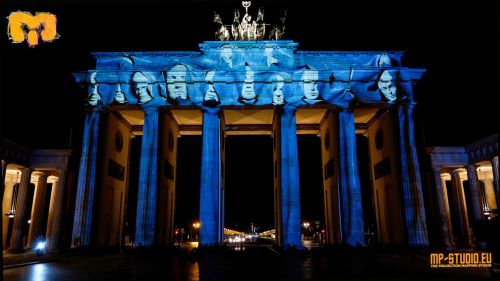 MP-STUDIO с 3D мапинг шоу на Бранденбургската врата за посрещането на 2023 г.: 3
