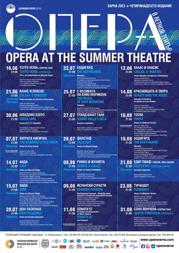 "Аида" на Дзефирели, звездни гласове и 8 премиери на Опера в Летния театър - Варна 2023: 1
