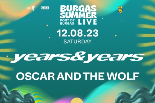 Years & Years и Oscar and the Wolf с концерти на Burgas Summer Live