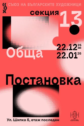 ОБЩА ПОСТАНОВКА. Годишна изложба на Секция 13