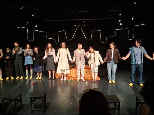 "Посещението на старата дама" в Учебен театър на НБУ - школа за израстване на студентите на режисьорката Василена Радева