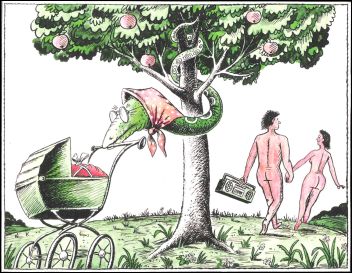 Адам и Ева в карикатури - традиционна пролетна изложба на ДХС в Боженци